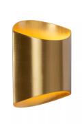Lucide Diletta - wandverlichting - 16 x 8 x 18 cm - messing