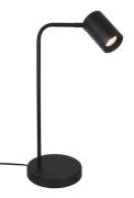 Artdelight Megano - tafellamp - Ø 17 x 45 cm - zwart