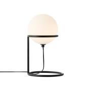 Nordlux Wilson - tafellamp - Ø 18 x 31 cm - zwart met wit