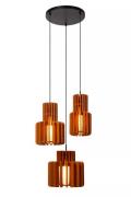 Lucide Rollo - hangamp - Ø 50 x 150 cm - terracotta