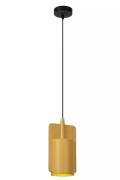 Lucide Ninja - hanglamp - 15,5 x 11,5 x 120 cm - geel