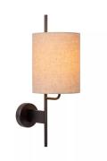 Lucide Magic - wandlamp met USB oplaadpunt - 31 x 18 x 58 cm - beige