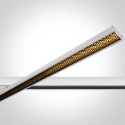 One Light Adjustable LED Linear Track Light - rail spot - 3-fase rails...