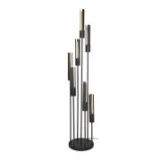 Vico Tube - vloerlamp - 186 cm - zwart