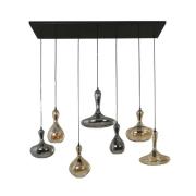 Vico Karaf - hanglamp - 145 x 50 x 150 cm - zwart
