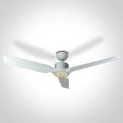 ONE Light White Body - plafondventilator met licht en afstandsbedienin...