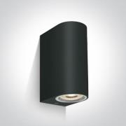 ONE Light GU10 Outdoor Cylinder Lights - buiten wandlamp - 9 x 7 x 16 ...