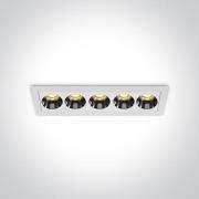 ONE Light Mirror Dark Light Range - inbouwspot - 147 x 45 mm, 140 x 36...