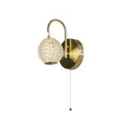 Searchlight Allure - wandverlichting met trekschakelaar - 13 x 21 cm -...