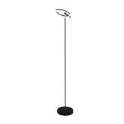 Searchlight Space - vloerlamp - Ø 30 x 140 cm - 10W LED incl. - zwart