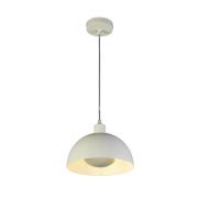Searchlight Mars - hanglamp - Ø 25 x 150 cm - mat crème