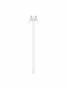 Nova Luce Stilvi - plafondlamp - Ø 5 x 44 cm - 4W LED incl. - zandwit