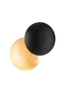 Nova Luce Soleil - wandlamp - Ø 20 x 20 cm - 6W LED incl. - zandzwart ...