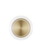 Nova Luce Airida - wandlamp - Ø 17 x 6 cm - 8W LED incl. - messing gou...