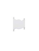 Nova Luce Alas - wandlamp - 15 x 18,5 x 6 cm - 6W LED incl. - wit
