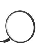 Nova Luce Hola - tafellamp - Ø 29 x 29 cm - 12W LED incl. - zandzwart