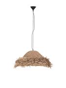 Nova Luce Natu - hanglamp - Ø 86 x 200 cm - natuurlijk zeegras en zwar...