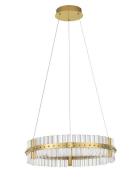 Nova Luce Kezo - hanglamp - Ø 60 x 130 cm - 45W dimbare LED incl. - go...