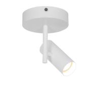 Nordlux Jerome - opbouwspot - Ø 5,5 x 19,5 cm - wit