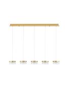 Nova Luce Bion - hanglamp - 115 x 120 x 15 cm - 32W LED incl. - messin...