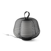 Faro Nara - draagbare lamp - Ø 46 x 35 cm - IP65 - mat zwart
