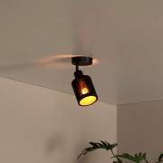 Lucide Tagalog - wandspot - Ø 10 x 23 cm - zwart