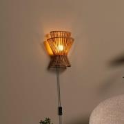 Lucide Tasman - wandverlichting - 18 x 14 x 24 cm - naturel