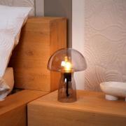 Lucide Fungo - tafellamp - Ø 23 x 28 cm - licht gerookt