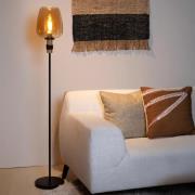 Lucide Ilona - vloerlamp - Ø 34 x 150 cm - zwart