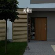 Lutec Fia - lantaarnpaal - Ø 42,4 x 186,8 cm - IP44 - zwart